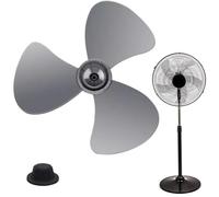Hélice De Ventilateur De Remplacement À 3 Pales De 16 Pouces, 400 Mm, Avec Couvercle D'écrou, Pièces Rechange Pour Pales Ventilateur Électrique Compatibles Avec Les Ventilateurs De Table Et Sur Pied