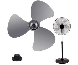 Hélice De Ventilateur De Remplacement À 3 Pales De 16 Pouces, 400 Mm, Avec Couvercle D'écrou, Pièces Rechange Pour Pales Ventilateur Électrique Compatibles Avec Les Ventilateurs De Table Et Sur Pied