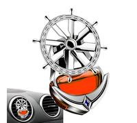 Hélice de ventilateur de voiture - Clip de sortie rotatif pour climatisation de voiture - Design Rudder - Parfum automobile - Aromathérapie - Décoration intérieure