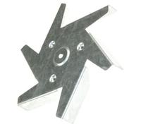 Hélice de ventilateur Four, cuisinière 3878453210 ELECTROLUX,, FAURE, ARTHUR MARTIN ELECTROLUX, PROGRESS, ZANUSSI, OCEANIC - 296128