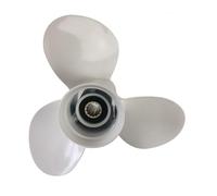 Hélice en alliage d'aluminium, hélice hors-bord marine compatible avec Yamaha 25-60HP (11 1/4 x 14-G)
