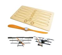 Hélice en bois pour modèles réduits d'avions, longueur 138 mm, contreplaqué, comme décoration, à construire soi-même, hélice en bois, accessoires Slow Flyer, accessoires pour modèles réduits d'avions
