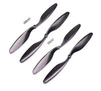 Hélice en Fiber de carbone véritable 1045 10x4, 5 CW/CCW, Compatible avec F450 S500 S550 RC multi-copter Quad 1/2/4 paire/lot 1045R(4PAIR)