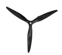 Hélice en Fibre de Carbone for Avion télécommandé Falcon F2B 3/4 pales 11,6 x 5,7, 12 x 5,5, 12 x 5,25(12x5.5 3-Blade)