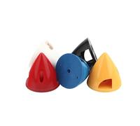 Hélice en Plastique Compatible avec Les modèles d'avions RC, cône Universel de 1,5/1,75/2/2,25/2,5/2,75/3 Pouces(2.5inch Random Color)