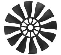 Hélice en plastique haute performance à 12 pales pour ventilateur canalisé RC, accessoire durable pour avions RC, ventilateur léger noir de 50 mm (Palette positive)