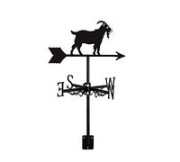 Hélice, Girouette en métal for Vaches et Moutons, indicateur de Direction du Vent, girouette for toits Cour, décoration extérieure Jardin Ferme