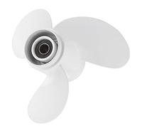 Hélice, Hélice hors-bord Qiilu, hélice 7 dents cannelées 3 lames 6G1-45941-00-EL 8 1/2 x 8 1/2 adaptée pour moteur hors-bord