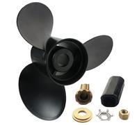Hélice hors-bord de bateau 15 1/4 x 15 pour moteurs Mercruiser Alpha One/Bravo One et Mercury Black Max 135-300HP, moteur de bateau en aluminium à pas de 15 1/4 x 15, cannelure à 15 dents, 3 lames