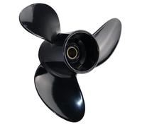 Hélice hors-bord de bateau 8,5 x 7,5 pour moteurs Mercury Black Max 8-9,9 HP, pas de 8,5 x 7,5, remplace 8,9 x 7,5 en aluminium, cannelure à 12 dents, 3 lames, numéro OEM : 48-897614A10, RH (8 1/2x7 1