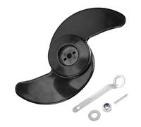 Hélice Hors-Bord Kit D'Hélice En Plastique À 2 Pales Pièces De Moteur De Pêche À La Traîne Électrique Pour Moteur Hors-Bord 50Lb 60Lb 68Lb 88Lb 12V 24V Accessoire Hors-Bord