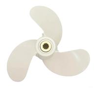 Hélice hors-bord marine 6L5-45943-00-EL Pièce de rechange pour moteur de bateau de 18,5 cm de diamètre 15,2 cm compatible avec les modèles 2,5 HP F2,5 MSH 3 HP 3 MLHY