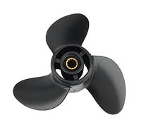 HéLice Hors-Bord pour Mercury Mariner 4Hp 5Hp 6Hp 7.8X9 Vis de Bateau 3 Lames 12 Cannelures Partie de Moteur