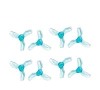 Hélice légère à 3 pales 16CW + 16CCW 1219S 31 mm for Micro-Drone FPV Tinywhoop 0703 0702 29000KV(1219 1MM Blue)