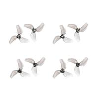 Hélice légère à 3 pales 16CW + 16CCW 1219S 31 mm for Micro-Drone FPV Tinywhoop 0703 0702 29000KV(1219S 0.8MM Black)