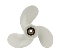 Hélice Marine Haute Performance 7 1/4in 3 Lames en Aluminium en Aluminium en cuivre Remplacement de l'hélice du Bateau en cuivre pour Moteurs Hors-Bord de 2,5 ch 3 ch