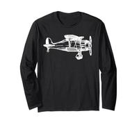 Hélice monomoteur Vintage Avion Manche Longue