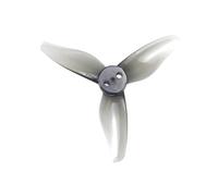 Hélice PC 3 pales 2 x 2,3 Pouces, Compatible avec GEMFAN, Hurricane 2023, avec Trous de 1 mm/1,5 mm, Compatible avec Les Moteurs 1105-1108 for Drones de Course FPV.(4pair Grey 1.5mm)