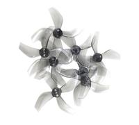 Hélice PC 4 pales 1,5 mm, 4 x 2 x 4, 50,3 mm, Compatible avec Les Drones RC FPV Racing Freestyle Tinywhoop BETA85X, D51 2020(16pcs 2020 Gray)