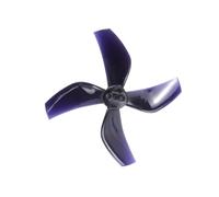 Hélice PC 4 pales 1,5 mm, 4 x 2 x 4, 50,3 mm, Compatible avec Les Drones RC FPV Racing Freestyle Tinywhoop BETA85X, D51 2020(8pcs 2020 Black)