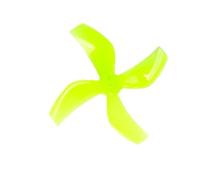 Hélice PC 4 pales 1,5 mm, 4 x 2 x 4, 50,3 mm, Compatible avec Les Drones RC FPV Racing Freestyle Tinywhoop BETA85X, D51 2020(8pcs 2020 Yellow)