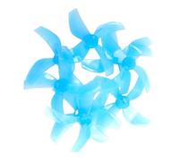 Hélice PC 4 pales 1,5 mm, 4 x 2 x 4, 50,3 mm, Compatible avec Les Drones RC FPV Racing Freestyle Tinywhoop BETA85X, D51 2020(16pcs 2020 Blue)