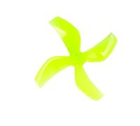 Hélice PC 4 pales 1,5 mm, 4 x 2 x 4, 50,3 mm, Compatible avec Les Drones RC FPV Racing Freestyle Tinywhoop BETA85X, D51 2020(16pcs 2020 Yellow)