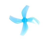 Hélice PC 4 pales 1,5 mm, 4 x 2 x 4, 50,3 mm, Compatible avec Les Drones RC FPV Racing Freestyle Tinywhoop BETA85X, D51 2020(8pcs 2020 Blue)
