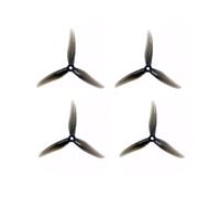 Hélice PC à 3 pales, Compatible avec Gemfan, Hurricane 5236 5.2x3.6x3, for Drone de Course RC 5 Pouces, 4 pièces/2 Paires(Midnight Gray)