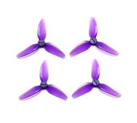 Hélice PC à 3 pales T3X3X3 3030, Compatible avec HQProp, Drone | For le remplacement de la lame du multirotor à cadre de cure-dents freestyle(2Pairs Purple)
