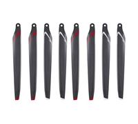 Hélice Pliable en Fibre de Carbone, Rotation horaire/antihoraire, pièces de Rechange for Drones agricoles et engins de Chantier.(P150 Props 8pcs)