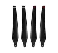 Hélice Pliable en Nylon Carbone de 55 Pouces, Rotation à 360 °, 5515, Compatible avec Les Drones P100 Pro et V50 Pro, Accessoires universels for Drones agricoles(2pcs CW and 2pcs CCW)