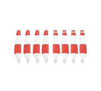 Hélice pour Mini 3 Pro, Accessoires d'hélices à Faible Bruit, Conception à Rayures colorées Double Face, Remplacement de pièces de Rechange (Bande Blanche et Rouge)