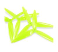 Hélice tri-Lame 7040 de 7 Pouces, Accessoires PC 7x4x3 CW CCW for Drones FPV et Longue portée, Mise à Niveau Haute Performance for Les modèles MAK4 4 pièces(4pcs2l2r 7040 Yellow)