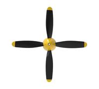 Hélice tripale for Avions RC Spitfire 761-5 P-51D, 761-8 F4U, 761-9 T28, 761-11 BF109, 761-12 761-13 P40 761-15(Fluorescent Yellow)