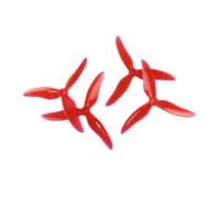 Hélices 40 Pièces for Drone De Course FPV 5 Pouces | Hélices à trois pales de 5 pouces, matériau PC for la rigidité, réponse en puissance de course(20 pair Red 51499)