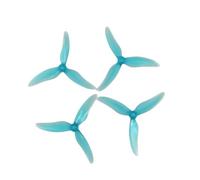 Hélices 40 Pièces for Drone De Course FPV 5 Pouces | Hélices à trois pales de 5 pouces, matériau PC for la rigidité, réponse en puissance de course(20 pair Blue 51499)