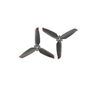 Hélices 5328S, Compatible avec DJI, Fibre de Carbone à 3 pales | Conception à dégagement rapide par poussée ; noir et rouge, 12 g par paire, 1 paire(5328s Props 2pcs)