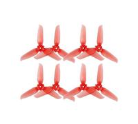 Hélices 5328S compatibles avec Les hélices combinées FPV, pales de Remplacement for Ventilateur d'aile, pièce de Rechange, Accessoire(Red Props 8pcs)