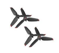 Hélices 5328S Compatibles avec Les Hélices Combo DJI FPV, Pales De Pale À Dégagement Rapide, 2 Paires De Ventilateurs D'aile, Pièce De Rechange for Drone(2 Pairs Red Tip)