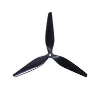 Hélices à 3 pales 10x5x3, 10 pouces, accessoires composites CRN à haut for drone FPV longue portée et systèmes de Propulsion multi-rotor, 1 paire/2 paires