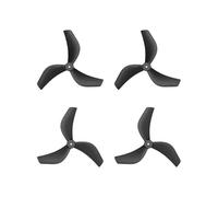 Hélices à 3 pales 2218, arbre de 1,5 mm for drone Pavo20 Pro Brushless Bwhoop Frame, moteur 1104(Black 8pcs)