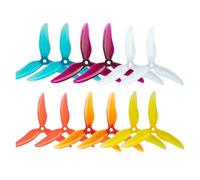 Hélices à 3 pales Hurricane 51499 de 5 pouces, 4 pièces/2 paires, for drone RC FPV Racing Freestyle 2207 2306, moteur Nazgul5 LAL5(2 pair purple)