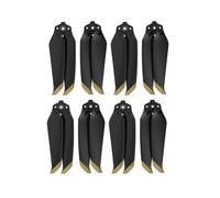 Hélices à dégagement Rapide à Faible Bruit 7238F, Lame renforcée for systèmes de Propulsion de Drones Air 2S / Air 2, Ventilateurs pliants de Remplacement, 1 Paire/2 Paires(Black Gold 8pcs)
