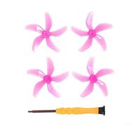 Hélices à dégagement rapide à faible bruit pour drone DJI Neo | Accessoires de rechange ABS avec couleurs vives | Accessoires faciles à installer pour des performances de vol silencieuses (rose, 2