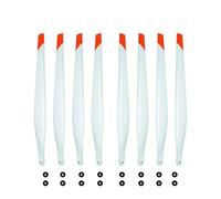 Hélices Blanches Agras T50/T40 en Fibre de Carbone et Plastique, Protection Solaire CW CCW for Drones agricoles(Set of 8 pcs)