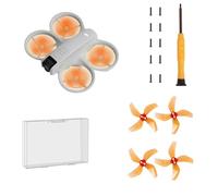 Hélices colorées à quatre pales pour drone DJI NEO - Technologie de réduction du bruit silencieuse - Ailes de rechange avec tournevis et jeu de vis