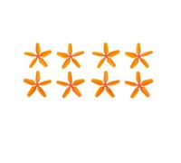 Hélices De Dronetech 2925 5 Pouces 4 Paires CW CCW avec Vis M2x7 Montage 2,3 mm Compatibles avec FPV Avata PC Drone(Orange)