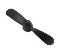 Hélices de kayaks, tige de 5 mm en plastique noir, lames équilibrées, réduction du bruit, réduction de la traînée, pêche, tourisme, croisière