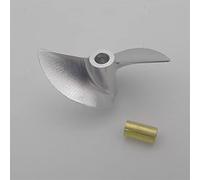 Hélices De Maquettes De Bateaux, Hélice de bateau RC 4mm 4.76mm 3/16 pouces, arbre 40mm 42mm 45mm 48mm 7075, accessoire en aluminium P1.9, for bateau catamaran de course MONO à vitesse RC (Color : D4
